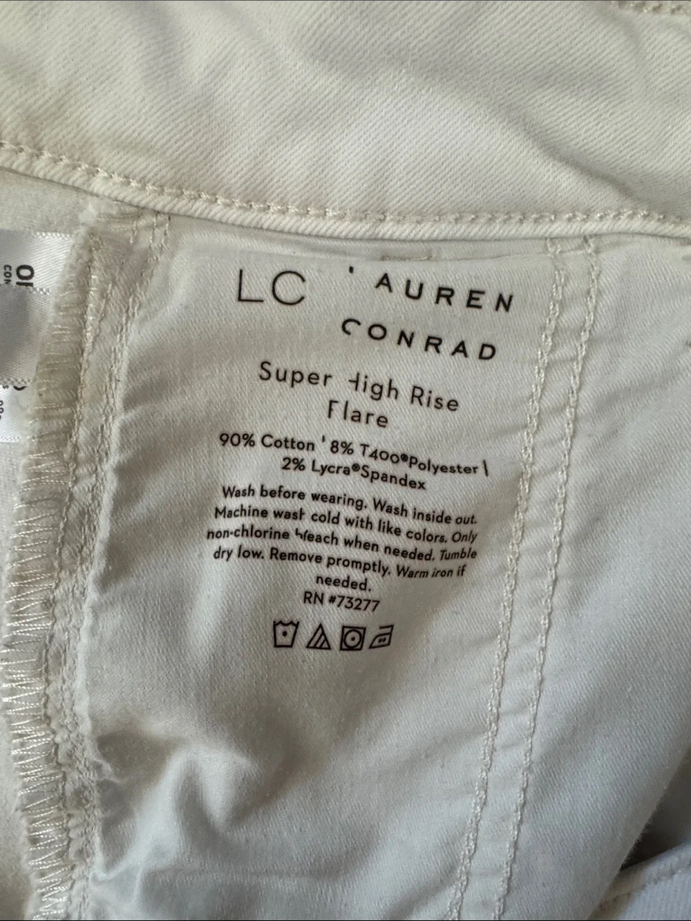 Lauren Conrad Super High Rise Flare Pants